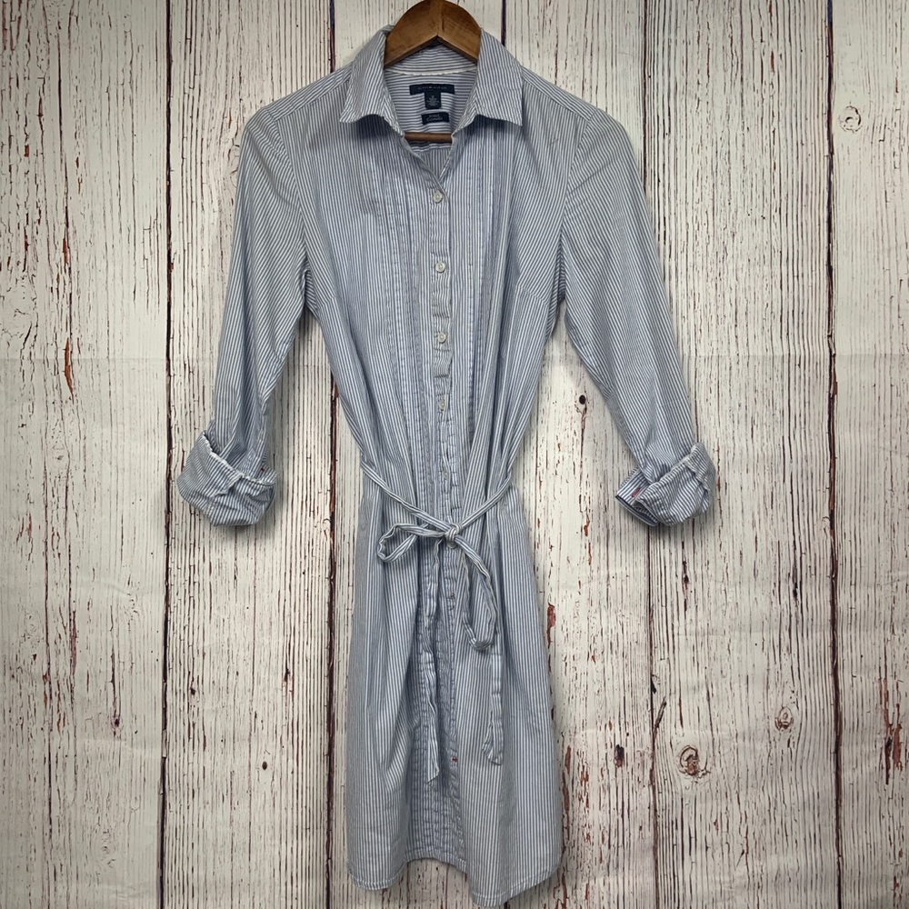 Tommy Hilfiger stripes shirt-dress size M